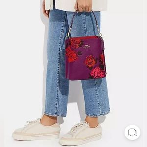Coach Mollie Bucket Bag 22 with Jumbo Floral Print